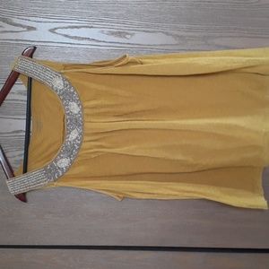 Charter Club womens vintage top  gorgeous beaded design size 3x on 100% …